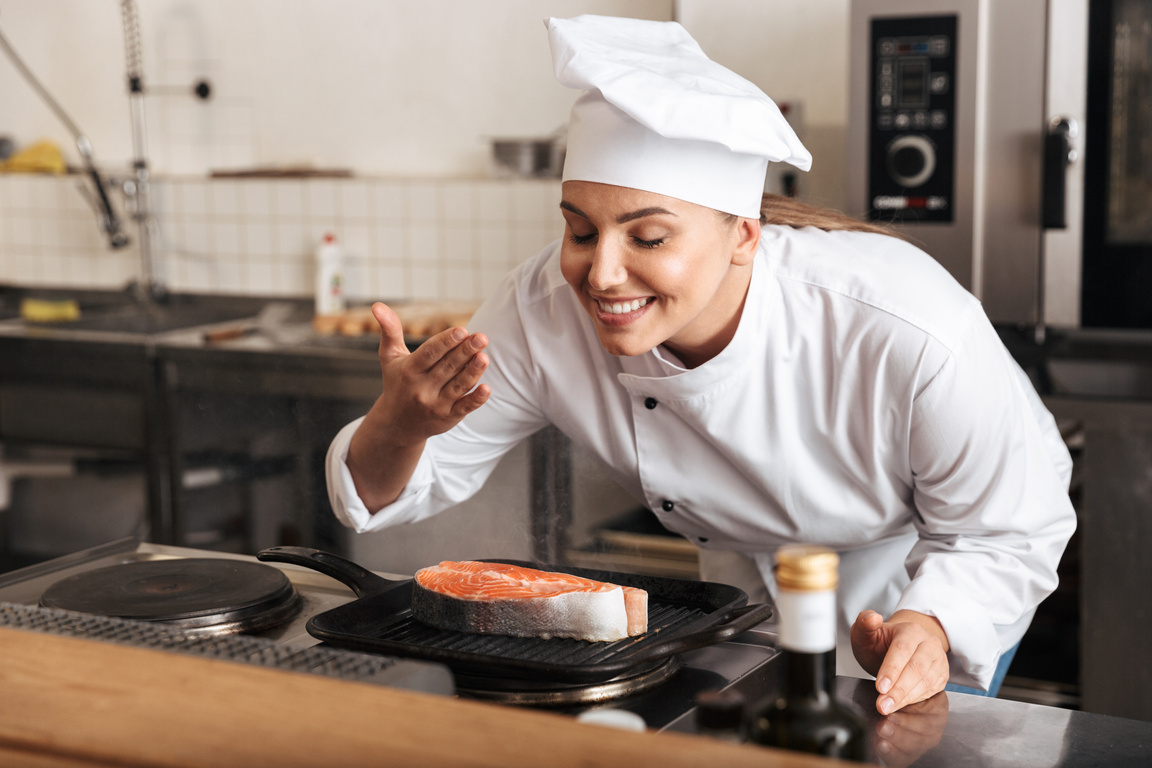 Chef Cooking Fish 