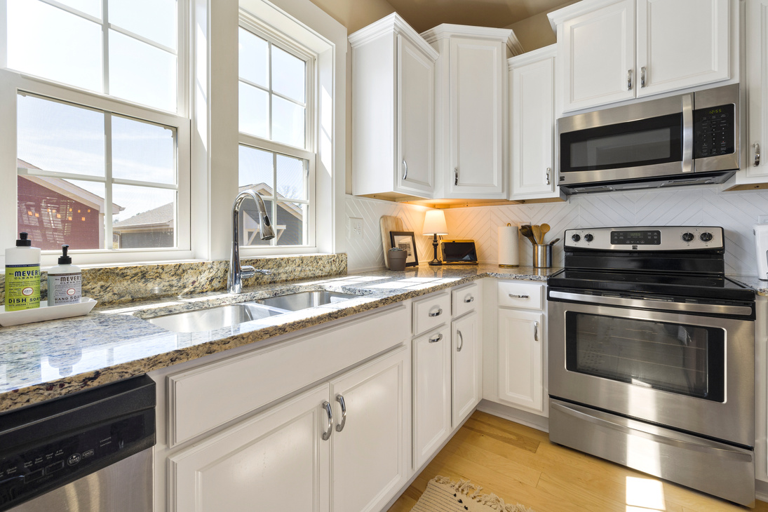 Kitchen Interior with Appliances